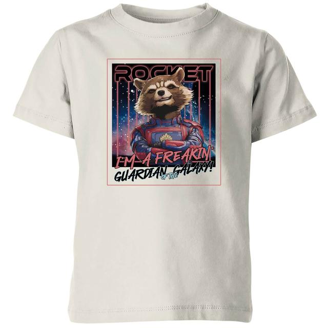 Guardians of the Galaxy Glowing Rocket Raccoon Kids' T-Shirt - Cream - 3-4 Years on Productcaster.