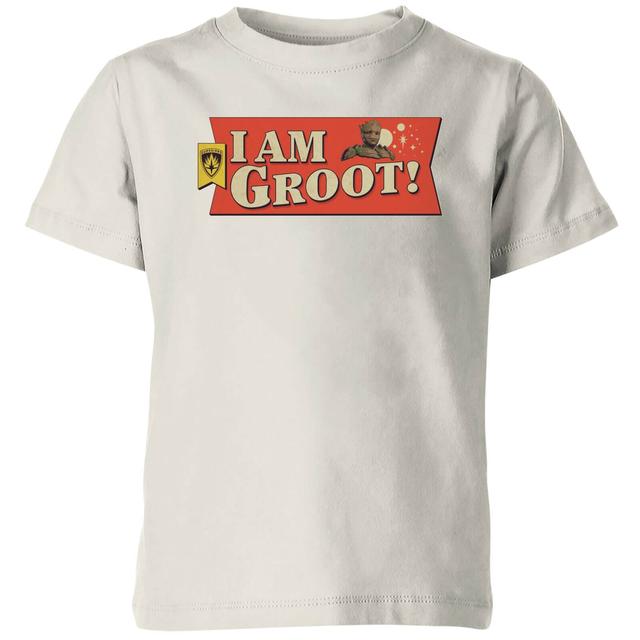 Guardians of the Galaxy I Am Groot! Kids' T-Shirt - Cream - 3-4 Jahre on Productcaster.