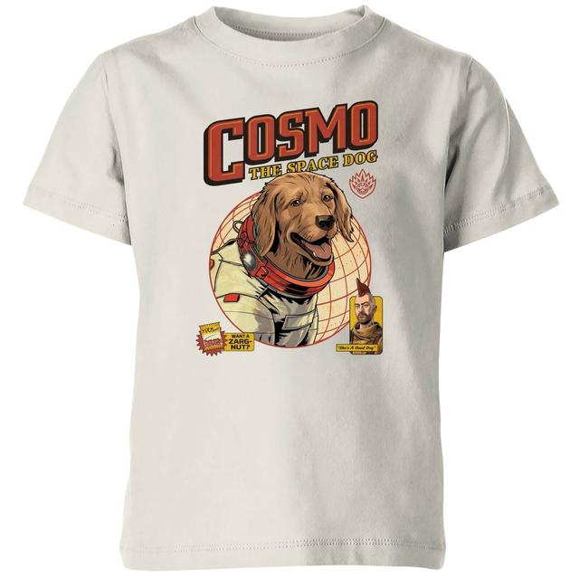 Guardians of the Galaxy Cosmo The Space Dog Kids' T-Shirt - Cream - 5-6 ans on Productcaster.