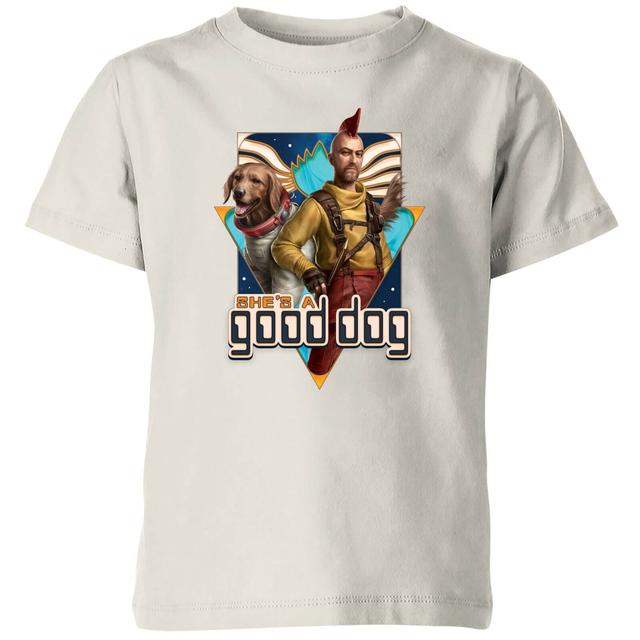 Guardians of the Galaxy She's A Good Dog Kids' T-Shirt - Cream - 9-10 Years on Productcaster.