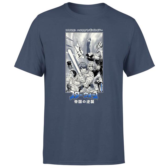 Star Wars Empire Strikes Back Men's T-Shirt - Navy - XXL - Marineblau on Productcaster.