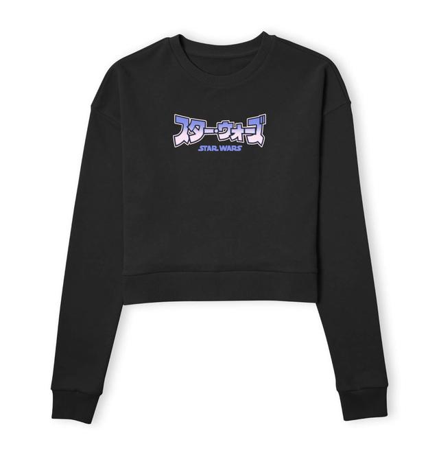 Star Wars Princess Leia Women's Cropped Sweatshirt - Black - M - Black on Productcaster.