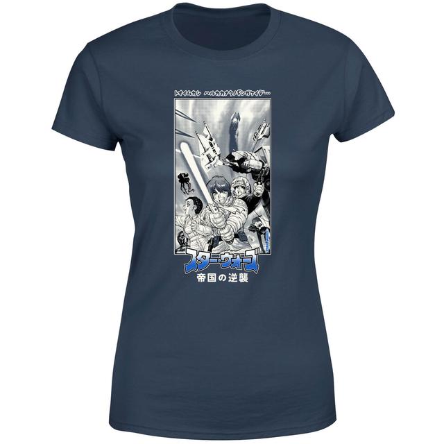 Star Wars Empire Strikes Back Women's T-Shirt - Navy - XS - Navy on Productcaster.