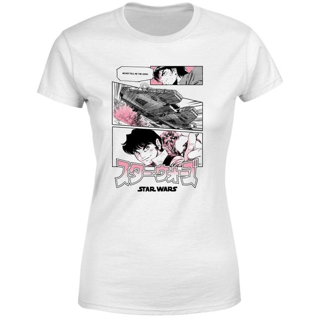 Star Wars Don't Tell Me The Odds Women's T-Shirt - White - M - Weiß on Productcaster.