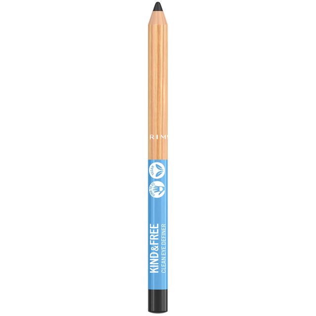 Rimmel London Kind & Free Clean Eyeliner Pencil 1.1g (Various Shades) - 001 Pitch on Productcaster.