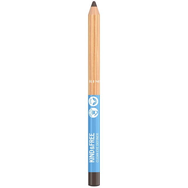 Rimmel London Kind & Free Clean Eyeliner Pencil 1.1g (Various Shades) - 002 Pecan Brown on Productcaster.