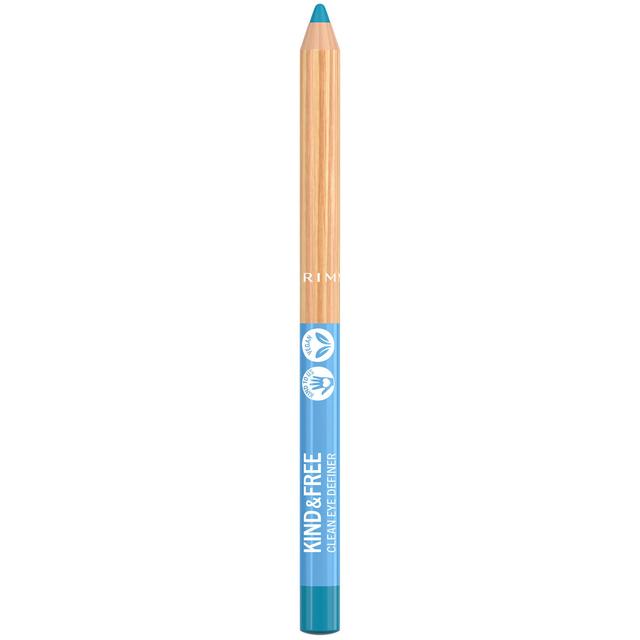 Rimmel London Kind & Free Clean Eyeliner Pencil 1.1g (Various Shades) - 006 Anime Blue on Productcaster.