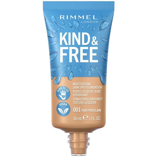 Rimmel London Kind & Free Foundation 30ml (Various Shades) - 001 Fair Porcelain on Productcaster.