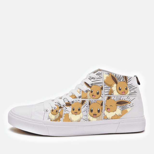 AKEDO x Pokémon Eevee High Top - White - UK 11 / EU 45.5 / US Men's 11.5 / US Women's 13 on Productcaster.