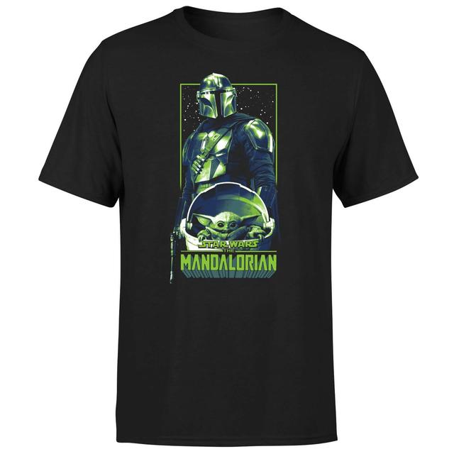 The Mandalorian Grogu & Mando Men's T-Shirt - Black - 4XL - Schwarz on Productcaster.