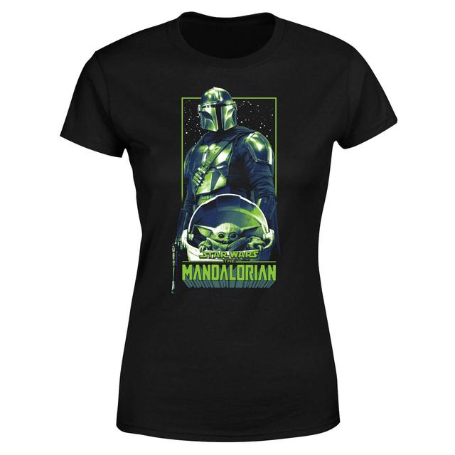 The Mandalorian Grogu & Mando Women's T-Shirt - Black - M - Schwarz on Productcaster.