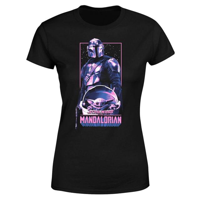 The Mandalorian Grogu & Mando Pink Women's T-Shirt - Black - XS - Svart on Productcaster.