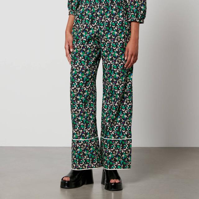 Baum und Pferdgarten Nala Floral-Print Cotton Trousers - EU 40/UK 12 on Productcaster.