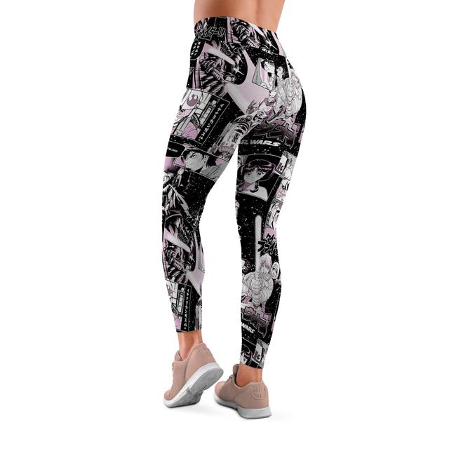 Star Wars Manga Madness High Waist Leggings - S on Productcaster.