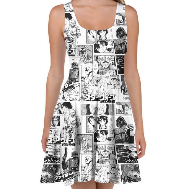 Star Wars Manga Mono Skater Dress - M on Productcaster.