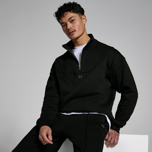 MP Pánský Lifestyle Heavyweight 1/4 Zip – Černý - XXXL on Productcaster.