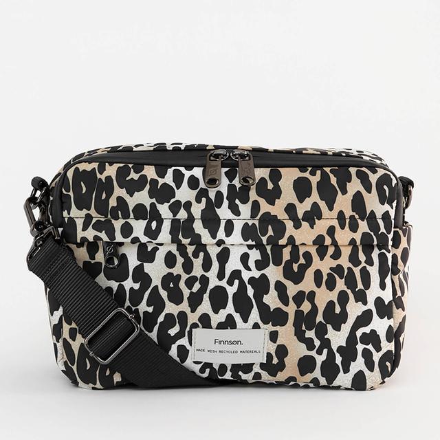 Finnson Frida Eco Stroller Organiser Bag - Leopard Nude on Productcaster.