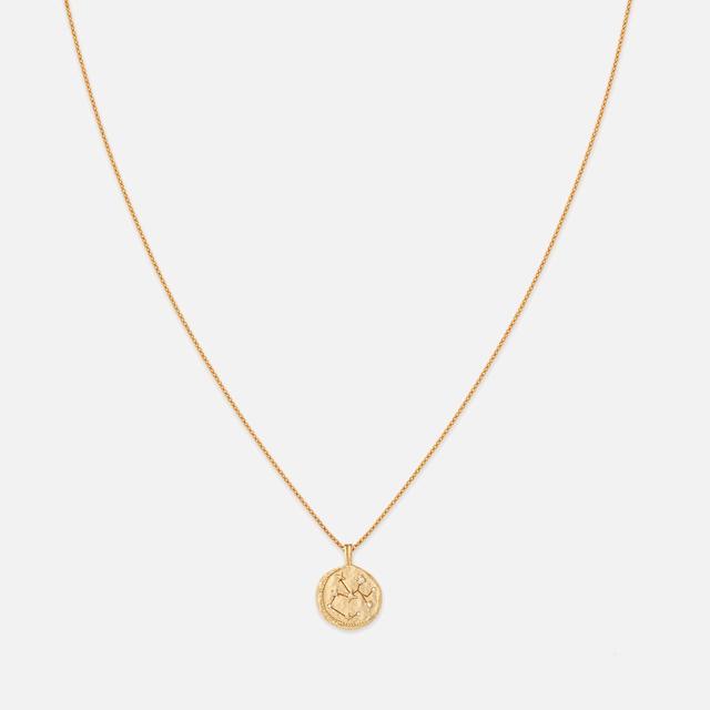 Astrid & Miyu Sagittarius Zodiac 18-Karat Gold-Plated Necklace on Productcaster.