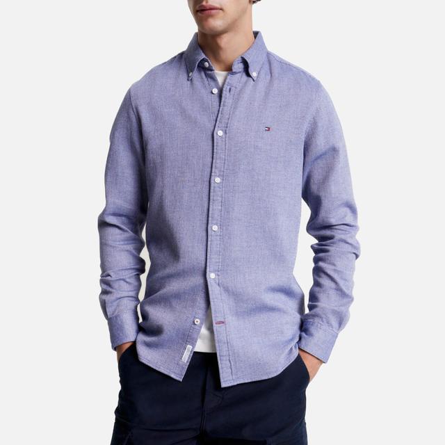 Tommy Hilfiger Brushed Cotton-Dobby Slim-Fit Shirt - S on Productcaster.