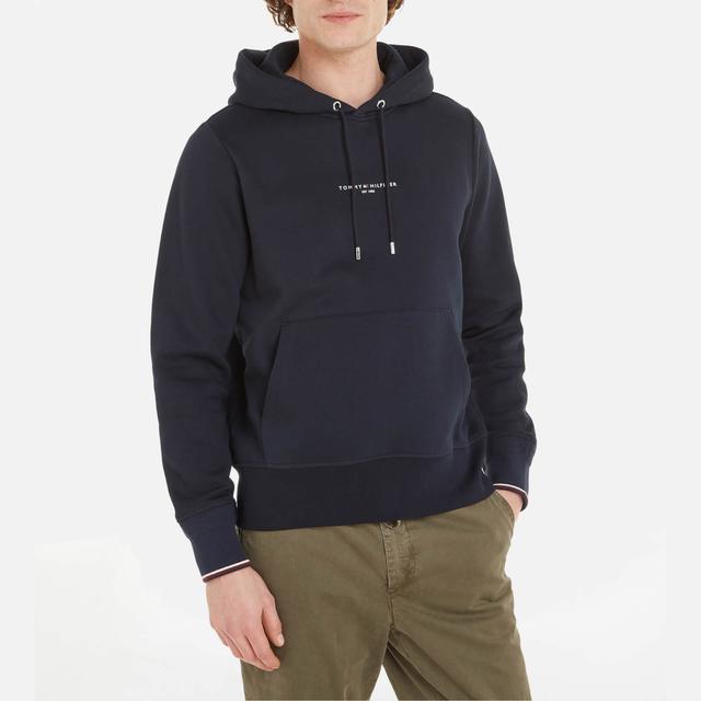 Tommy Hilfiger Logo Organic Cotton-Blend Hoodie - M on Productcaster.