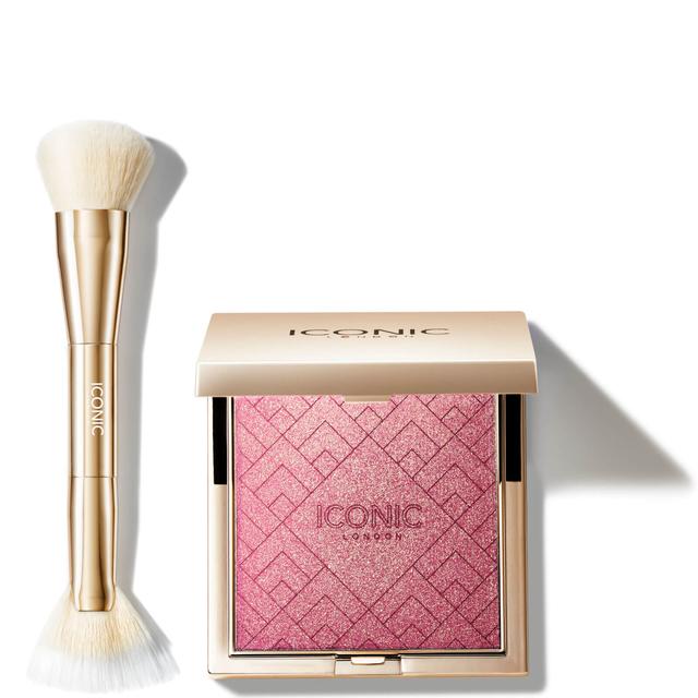 ICONIC London Kissed by the Sun Multi-Use Cheek Glow and Brush (Various Shades) - Play Time on Productcaster.