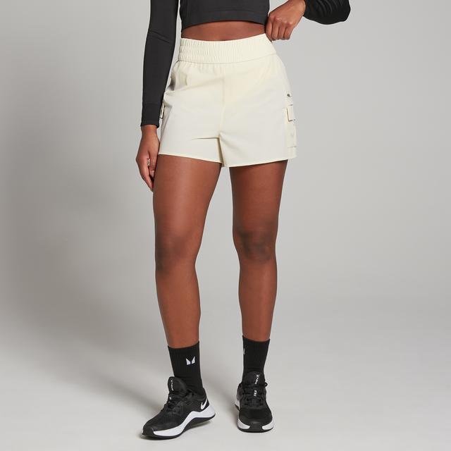 MP Women's Velocity Double Layer Shorts - Ecru - M on Productcaster.