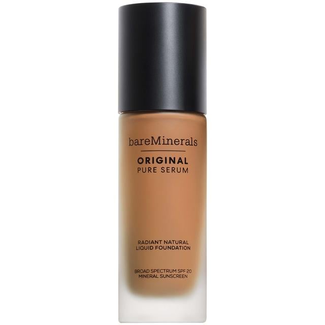 bareMinerals Original Pure Serum Radiant Natural Liquid Foundation Mineral SPF20 30ml (Various Shades) - Medium Deep Warm 4 on Productcaster.