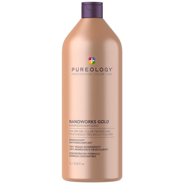 Pureology Nanoworks Gold Shampoo For Very Dry, Colour Treated Hair 1000ml on Productcaster.