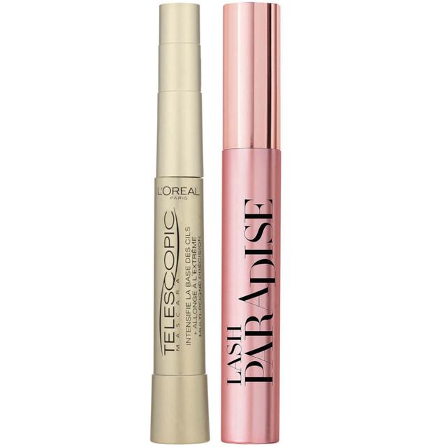 L'Oréal Paris Telescopic Mascara for More Length and Lash Paradise Volume Mascara Bundle on Productcaster.