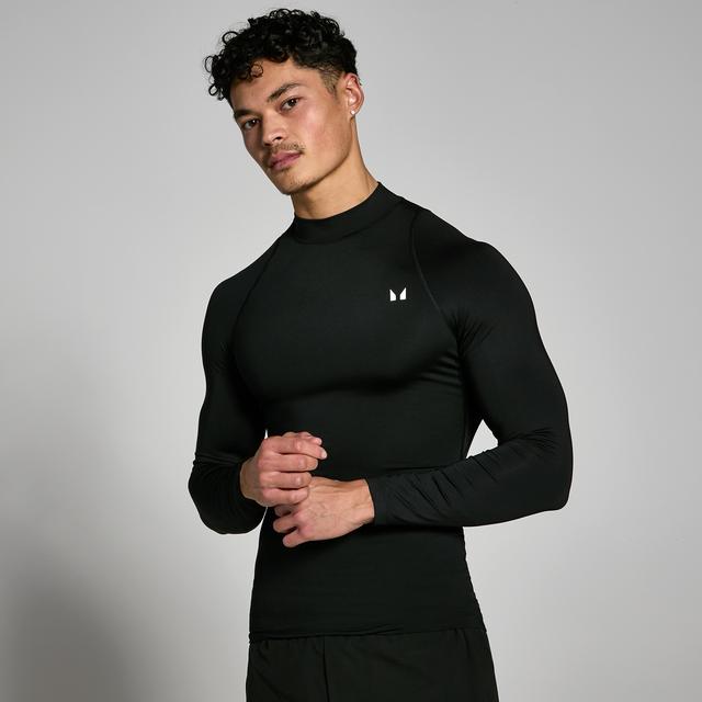 MP Pánské Training High Neck Baselayer Triko s Dlouhým Rukávem – Černé - M on Productcaster.