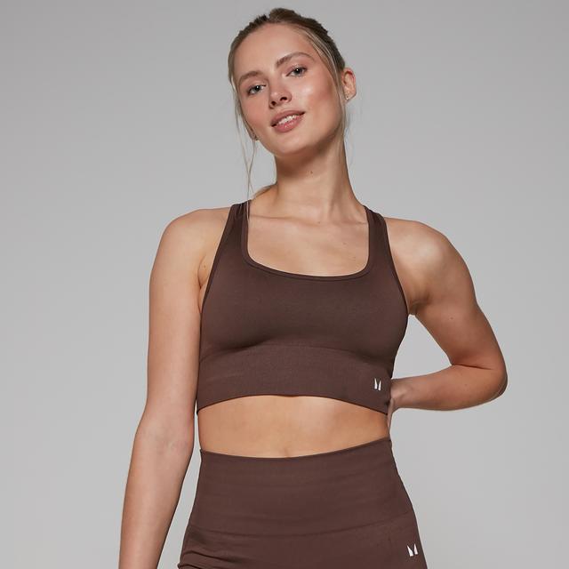 MP Women's Shape Seamless Sports Bra - Walnut - L on Productcaster.