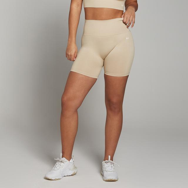 MP Women's Shape Seamless Cycling Shorts - Sandstone - M on Productcaster.