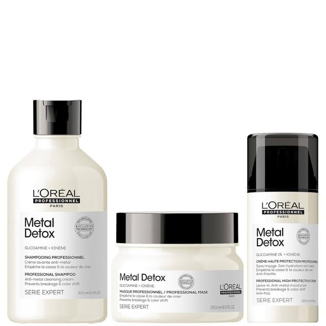 L'Oréal Professionnel Metal Detox Shampoo Masque and Leave-in Cream Bundle on Productcaster.