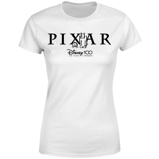 Disney Pixar Doodle Women's T-Shirt - White - S - White on Productcaster.