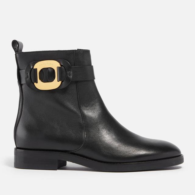 See by Chloé Chany Leather Ankle Boots - UK 7 on Productcaster.