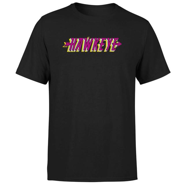 Avengers Hawkeye Comics Logo Men's T-Shirt - Black - L - Black on Productcaster.