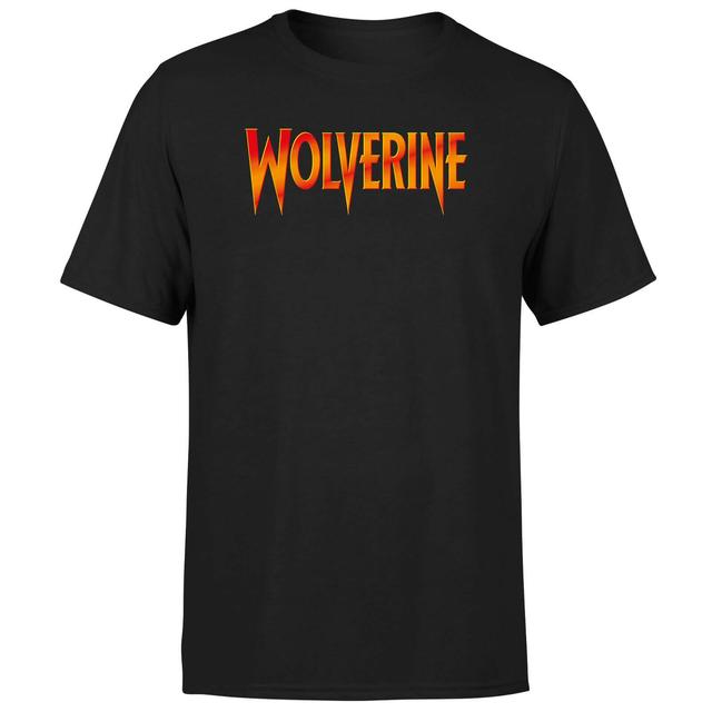 Avengers Wolverine Comics Logo Men's T-Shirt - Black - S - Schwarz on Productcaster.