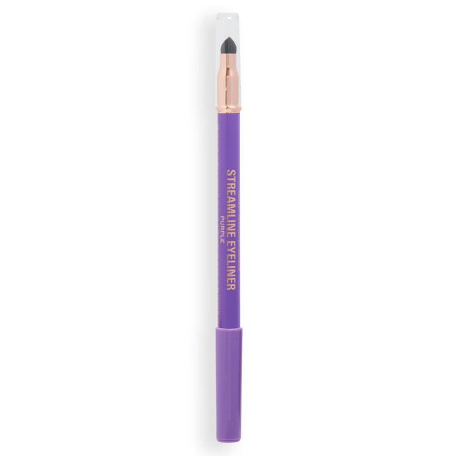 Makeup Revolution Streamline Waterline Eyeliner Pencil (Various Shades) - Purple on Productcaster.