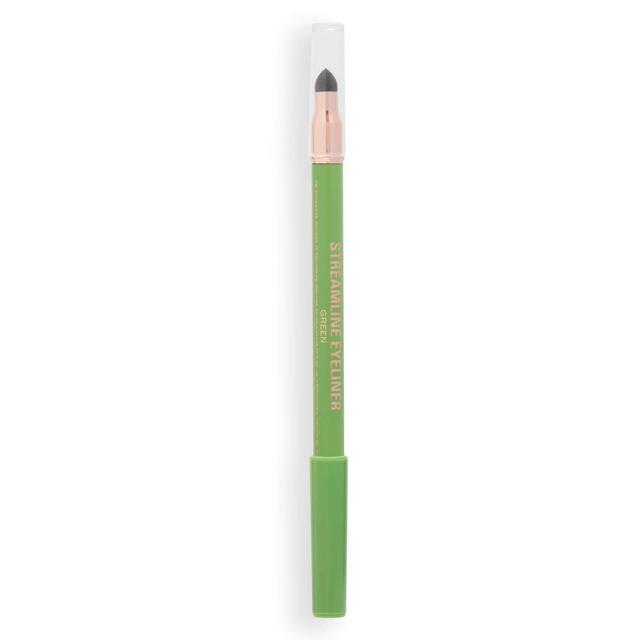 Makeup Revolution Streamline Waterline Eyeliner Pencil (Various Shades) - Green on Productcaster.