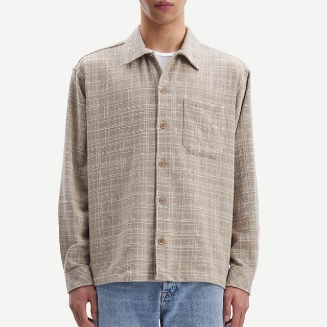 Samsøe Samsøe Castor Cotton-Blend Flannel Shirt - S on Productcaster.