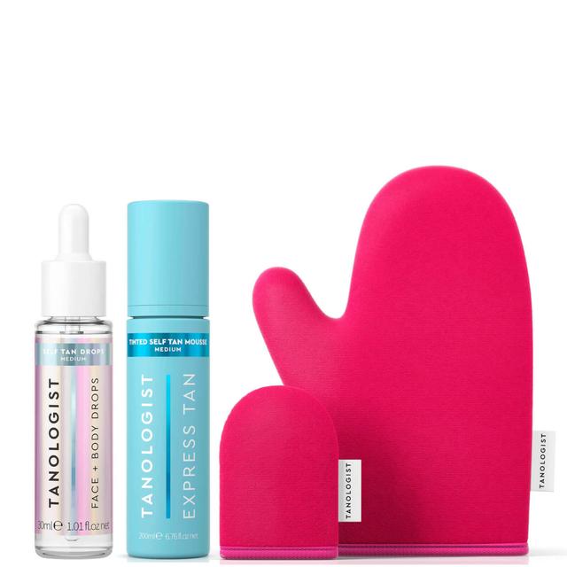 Tanologist Medium Drops, Tinted Mousse and Mitt Bundle on Productcaster.