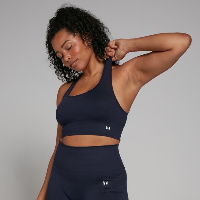 MP Women's Shape Seamless Sports Bra - Navy - M on Productcaster.