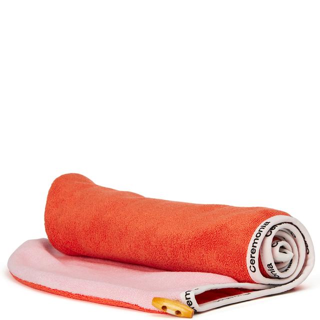 Ceremonia Microfiber Hair Towel - Guava on Productcaster.