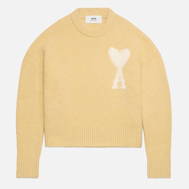 AMI de Coeur Logo-Intarsia Alpaca-Blend Jumper - XXS on Productcaster.