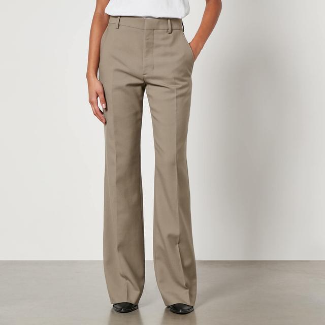 AMI Wool-Twill Wide-Fit Trousers - FR 42/UK 14 on Productcaster.