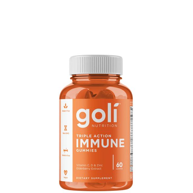 Goli Nutrition Triple Action Immune Gummies 60 Pieces on Productcaster.