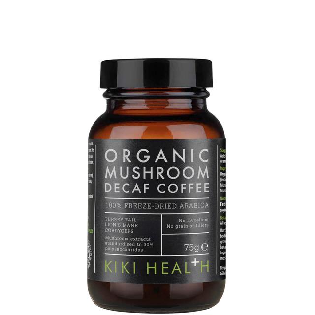 KIKI Health Organic Mushroom Extract Decaffeinated Coffee Powder 75g on Productcaster.