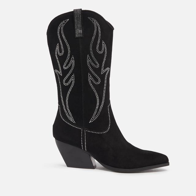 Steve Madden Women's Walkover Embellished Suede Western Boots - UK 5 on Productcaster.