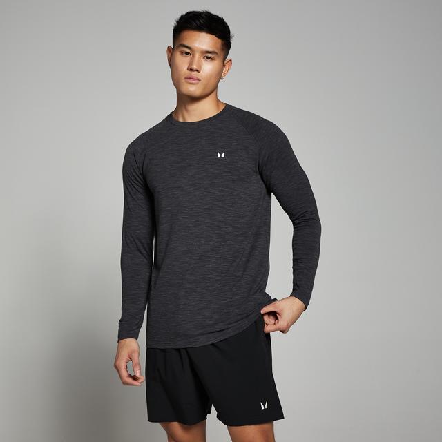 MP Men's Performance Long Sleeve Top - Black Marl - XS on Productcaster.