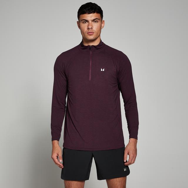 MP Men's Performance 1/4 Zip - Merlot Marl - XS on Productcaster.